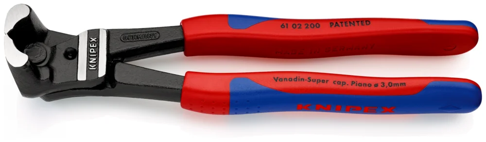 KNIPEX 61 02 200 Čelní pákové štípací kleště na čepy s velkým převodem - 200mm Koupit Online