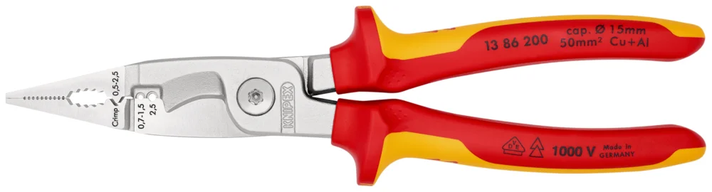 KNIPEX 13 86 200 Elektroinstalační kleště 200mm Výprodej