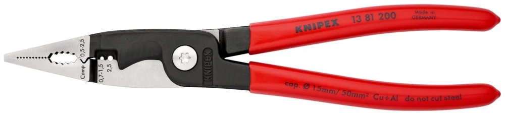 KNIPEX 13 81 200 Elektroinstalační kleště 200mm Levný