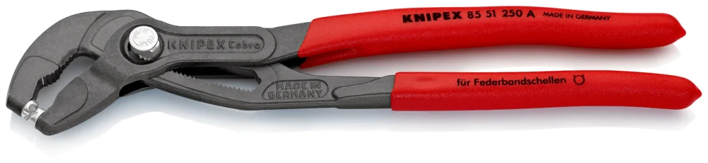 KNIPEX 85 51 250 A Kleště na sponky s pružicími pásy 250mm Objednat Nyní