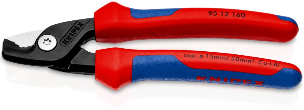 Finální Výprodej KNIPEX 95 12 160 StepCut Kabelové nůžky 160mm
