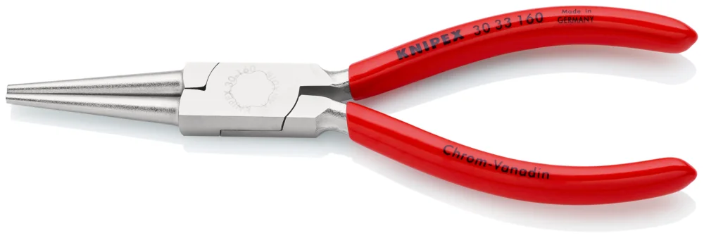 KNIPEX 30 33 Kleště s prodlouženými čelistmi - kulaté Autentický