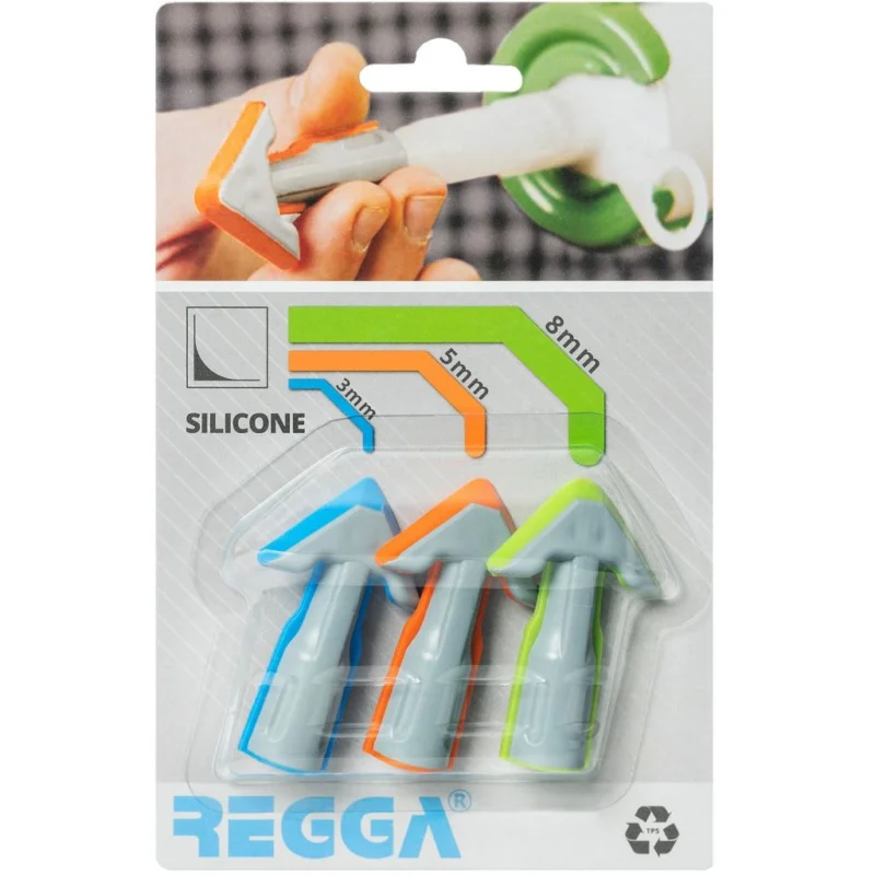 Nová Kolekce Sada špiček REGGA na silikon 3/5/8 oblé