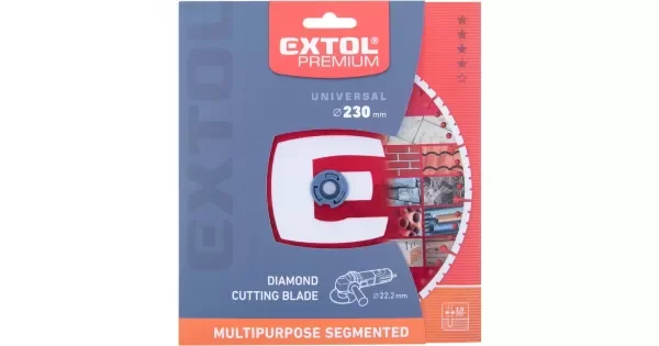 Kotouč řezný diamantový MULTI univerzální, 230x22,2x3mm EXTOL PREMIUM 8803004 Objednat Nyní