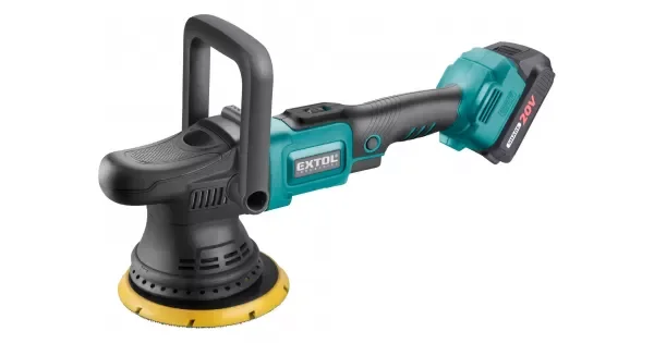 Bezpečná Platba Aku leštička orbitální 20V/2,0 Ah SHARE20V 150mm BRUSHLESS Extol Industrial 8791844