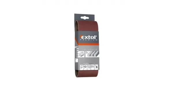 Nekonečný pás brusné plátno bal.3ks P40 EXTOL PREMIUM 8803504 Nízká Cena