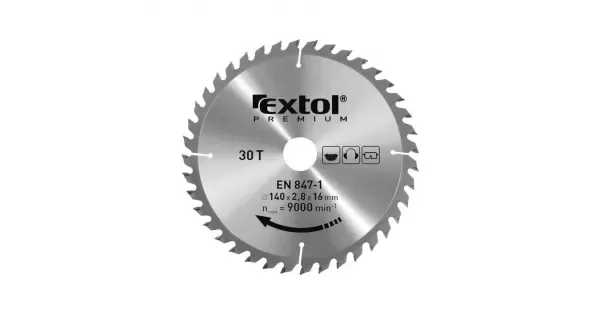 Super Cena Kotouč pilový s SK plátky 210x2,2x30mm 60T EXTOL PREMIUM 8803237