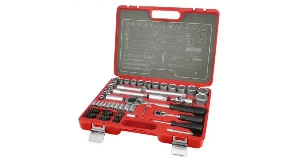 Akční Cena Klíče nástrčné sada 75ks 1/4 a 1/2" EXTOL PREMIUM 6521