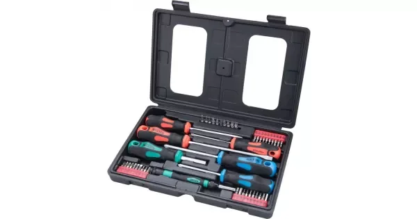 Šroubováky a hroty sada 47ks, 1/4" hroty a 4mm mini hroty, CrV Extol Premium 8819258 Oblíbený