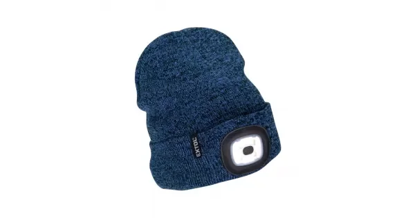 Kup Teď Čepice s čelovkou, modrá/černá - USB nabíjení EXTOL LIGHT 43463