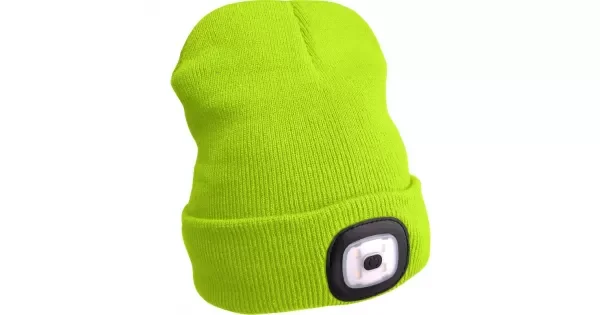 Čepice s čelovkou fluorescentní žlutá EXTOL LIGHT 43194 Novinka