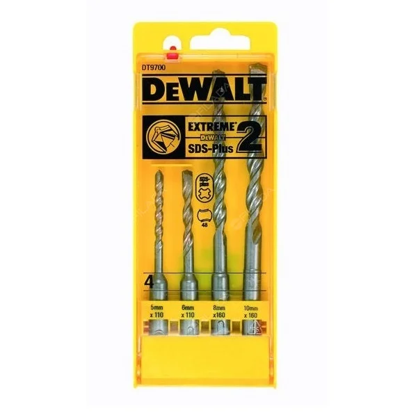 DEWALT sada vrtáků SDS Plus Extreme 5-10mm 4ks Dokud Zásoby Vydrží