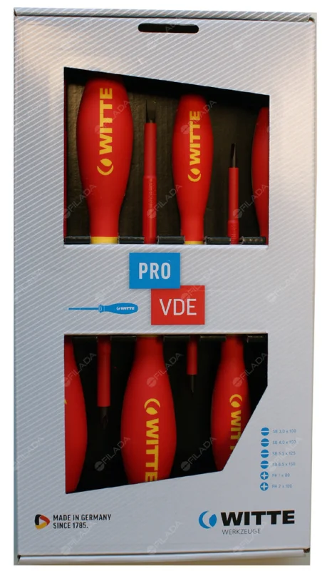 Nejlepší Volba WITTE sada šroubováků VDE ploché/PH 6ks