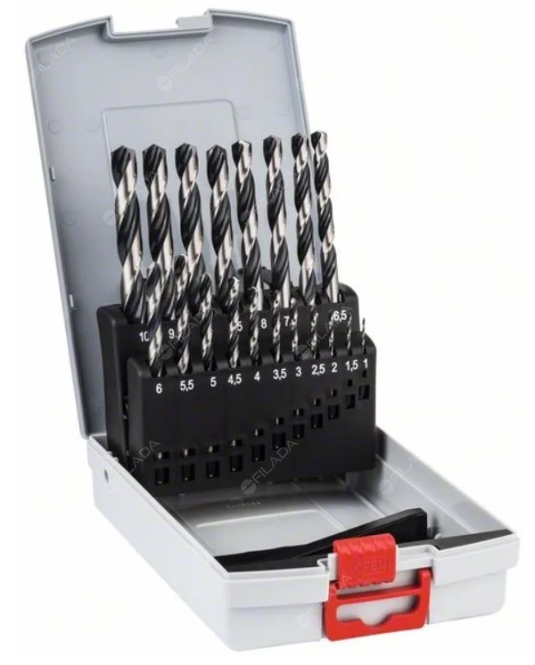BOSCH sada vrtáků HSS 1-10/0,5mm 19ks Rychlé Dodání