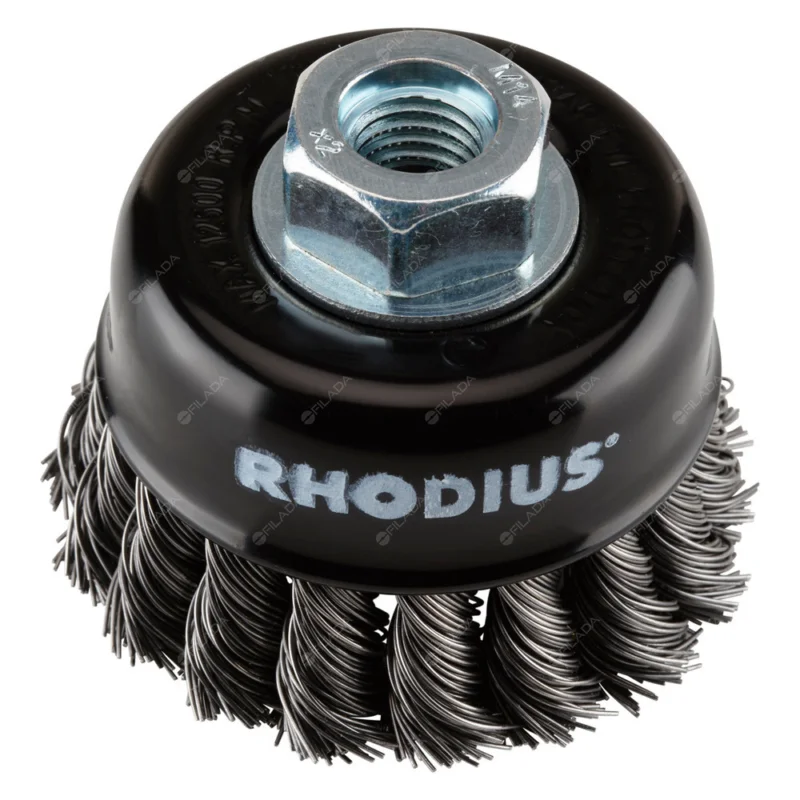 Kup Teď RHODIUS hrncový kartáč STBZ OCEL drát 0,50mm M14