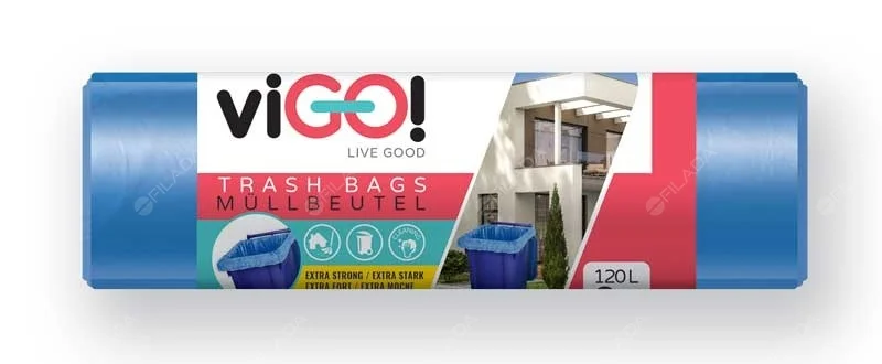 viGO! pytle odpadkové HDPE 35l modré 36ks Nejprodávanější