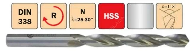 HSS vrták vybrušovaný 338RNHSS Super Cena