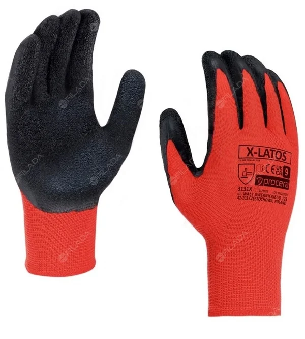 Přímo Od Výrobce Rukavice X-LATOS polomáčené Latex vel. 9