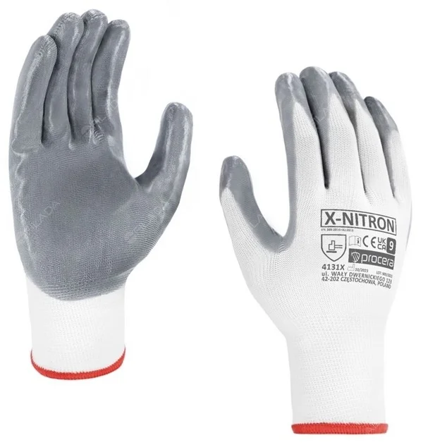 Ověřený Rukavice X-NITRON polomáčené Nitril vel. 8