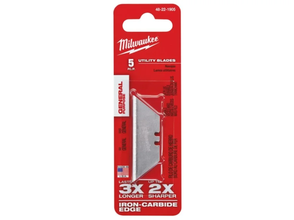 Milwaukee náhradní nože GP utility blades - 5ks Objednat Nyní
