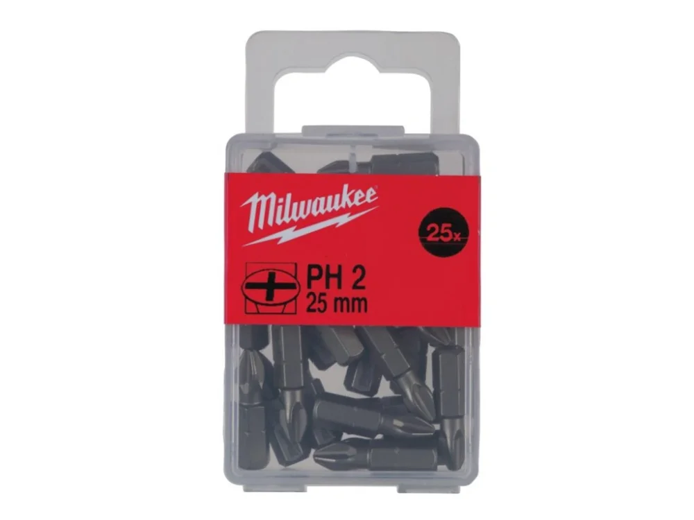 Milwaukee šroubovací bity PH3, 25mm - 25ks Aktuální