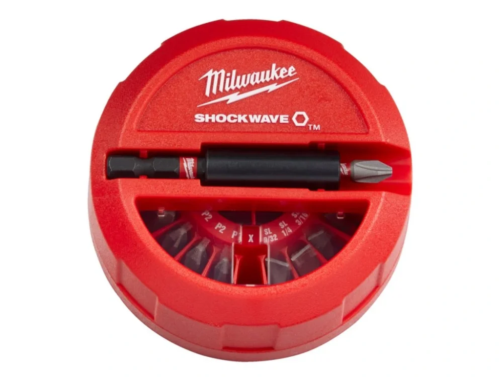 Autentický Milwaukee sada šroubovacích bitů 15 ks v kotoučích SHOCKWAVE™ IMPACT DUTY