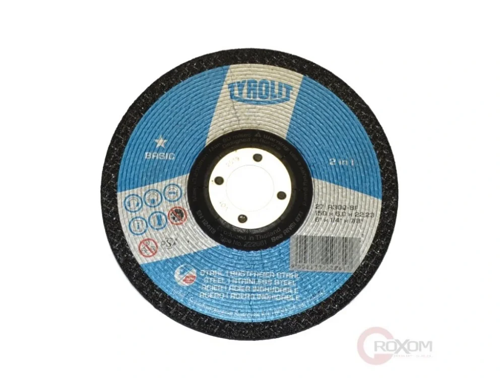 Horká Nabídka Brusný kotouč TYROLIT 150 x 6,0 mm 2in1 BASIC