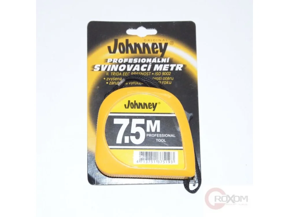 Svinovací metr 7,5 m x 19 mm JOHNEY Omezená Nabídka