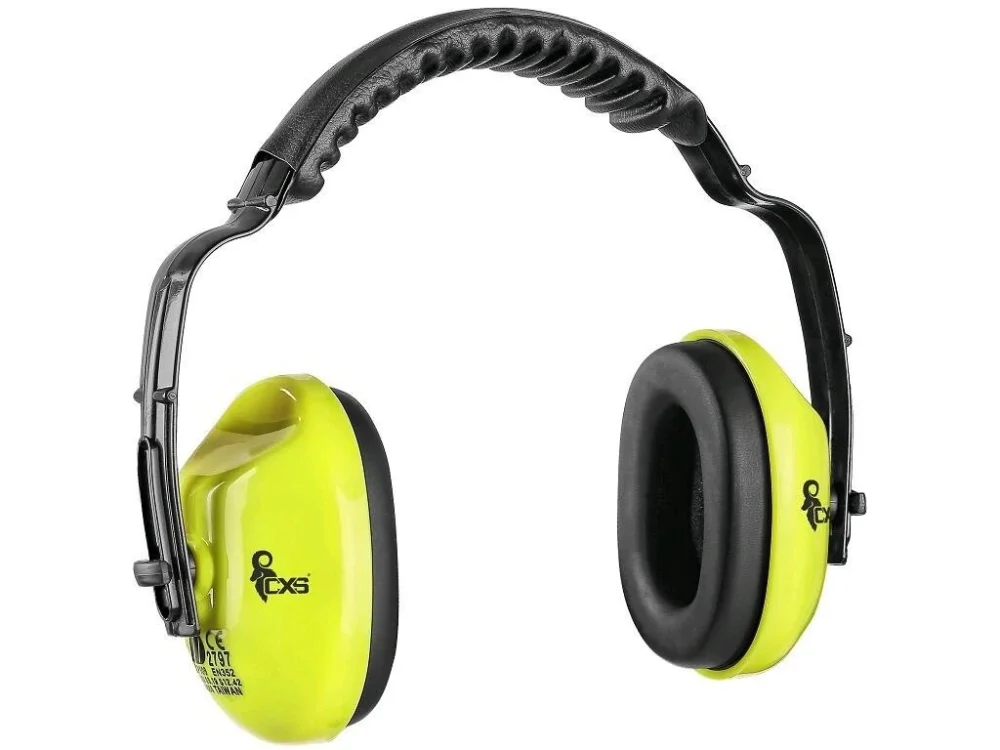 Mušlové chrániče sluchu EP106, fluor. žluté Zlevněný