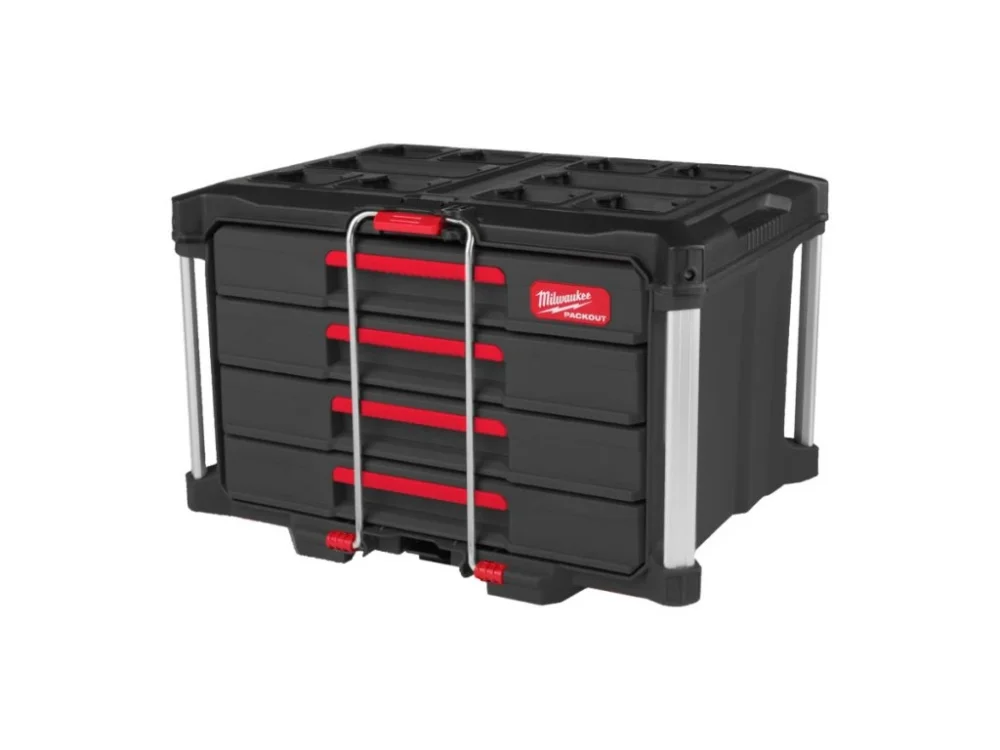 Must-Have Milwaukee PACKOUT se 4 zásuvnými boxy