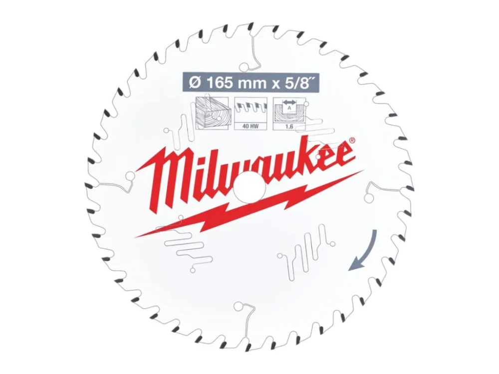 Autentický Milwaukee pilový kotouč 165x15.87x1.6x40ATB