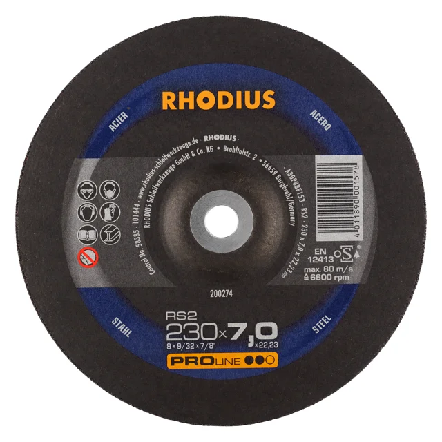 Akční Nabídka Rhodius RS2 230x7,0x22,23 Brusný kotouč Bal. 10