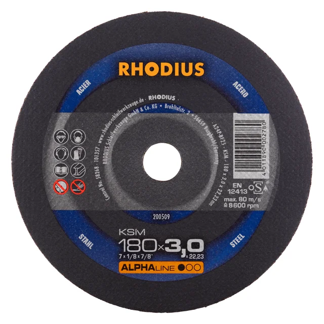 Rhodius KSM 180x3,0x22,23 Řezný kotouč Bal. 25 Doprava Zdarma