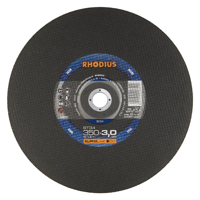 Sezónní Sleva Rhodius ST34 350x3,0x25,40 Řezný kotouč Bal. 10