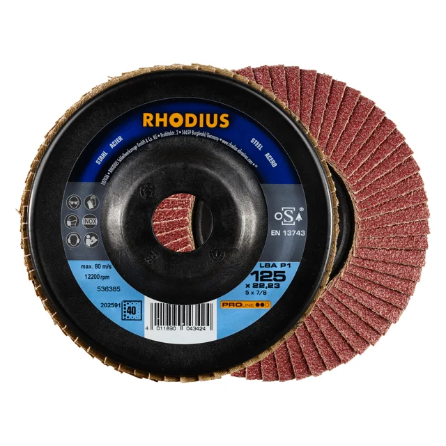 Rhodius LSA P1 125x22,23 Lamelový kotouč Bal. 10 Speciální Cena