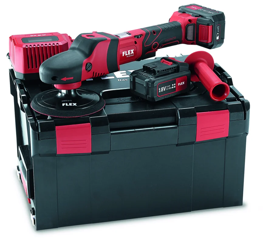 Nakupujte Hned FLEX Aku-leštička PE 150 18.0-EC/5.0 Set