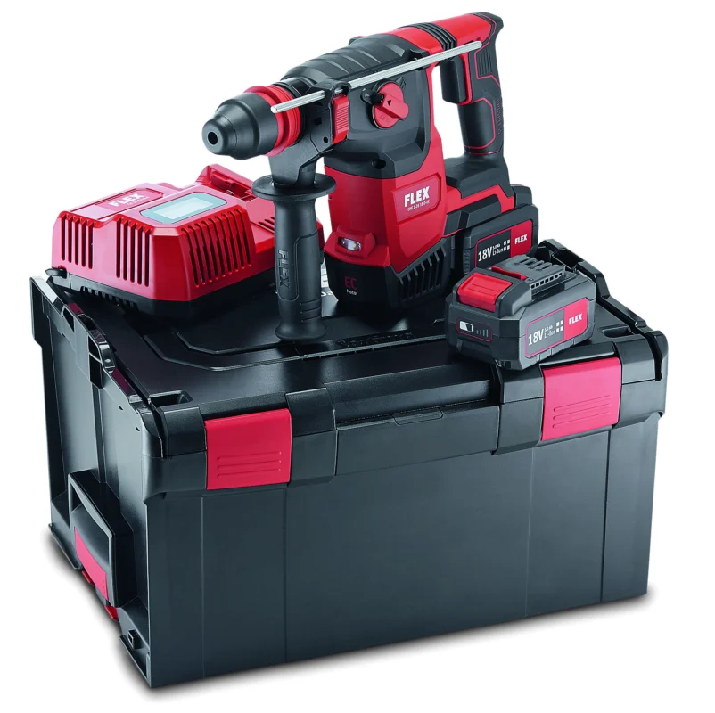 FLEX Aku-vrtací kladivo CHE 2-26 18.0-EC/5.0 Set Doprava Zdarma