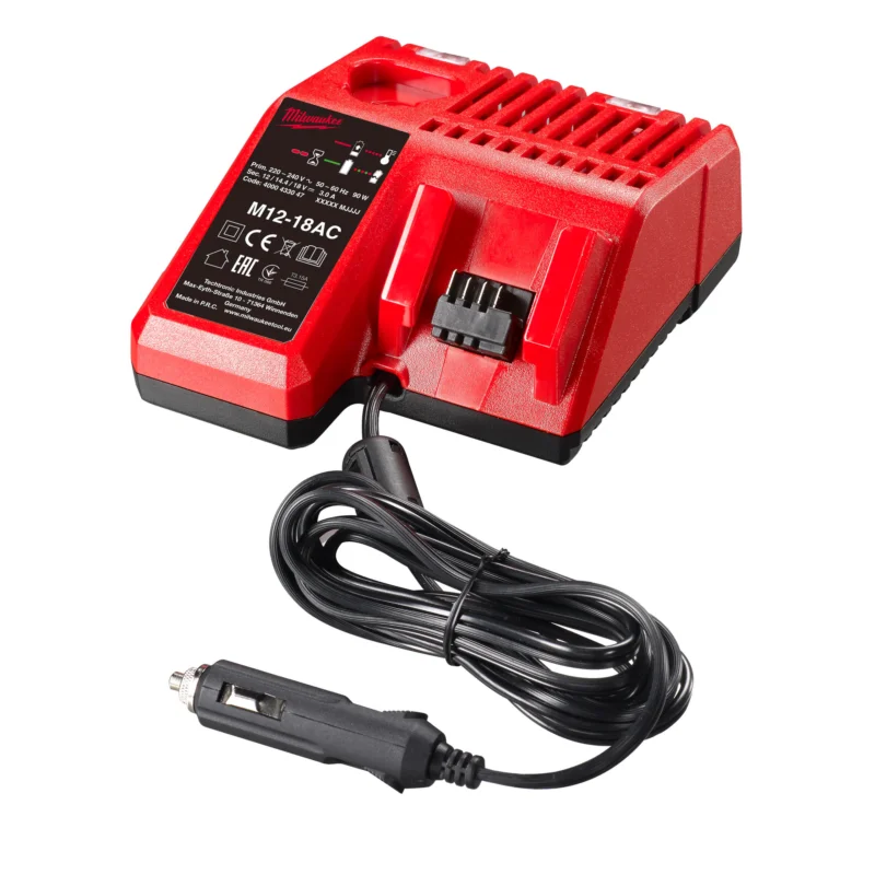 Milwaukee M12 -M18 NABÍJEČKA DO AUTA Akční Nabídka