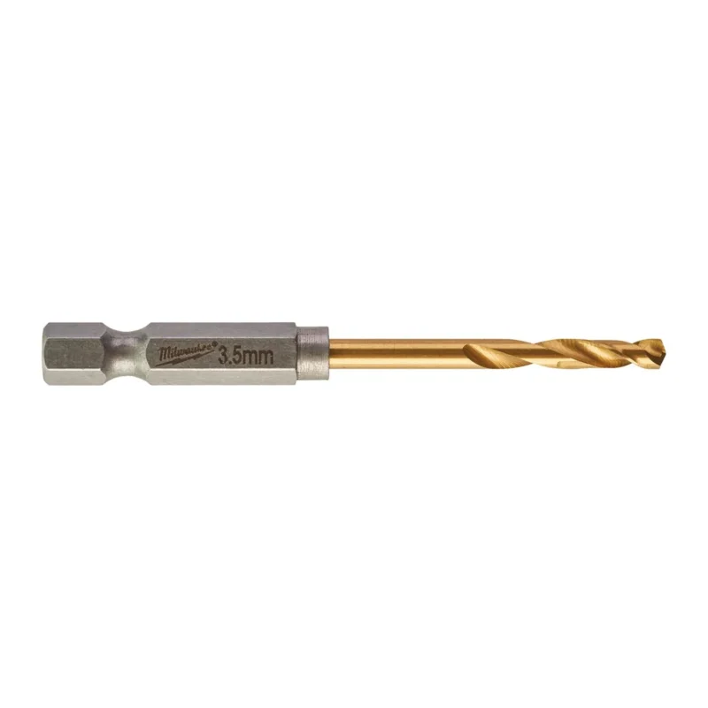 Originální Milwaukee Vrták RedHex HSS-G Ti průměr3,5mm - 10ks