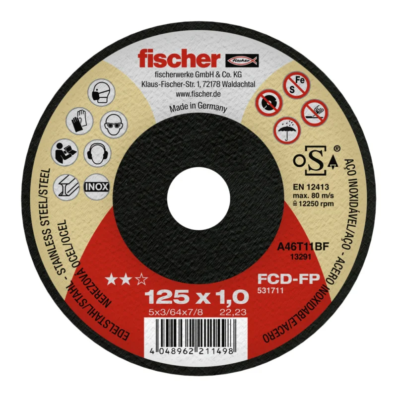 Řezný kotouč Fischer FCD-FP 115x1,0x22,23 plus Must-Have