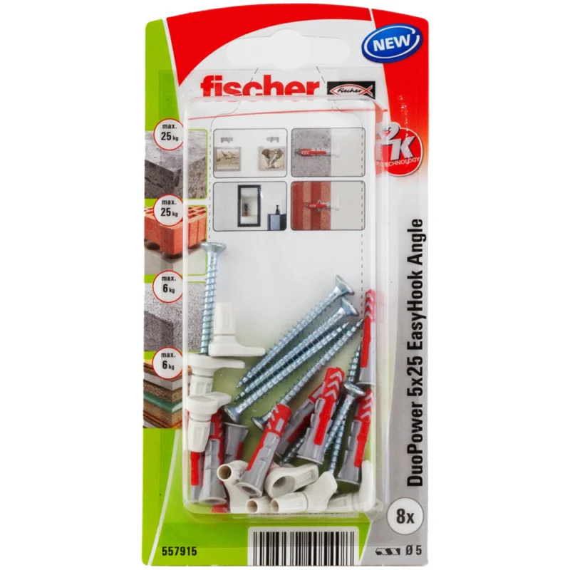 Fischer EasyHook skoba + DuoPower 5x25 Cenový Hit