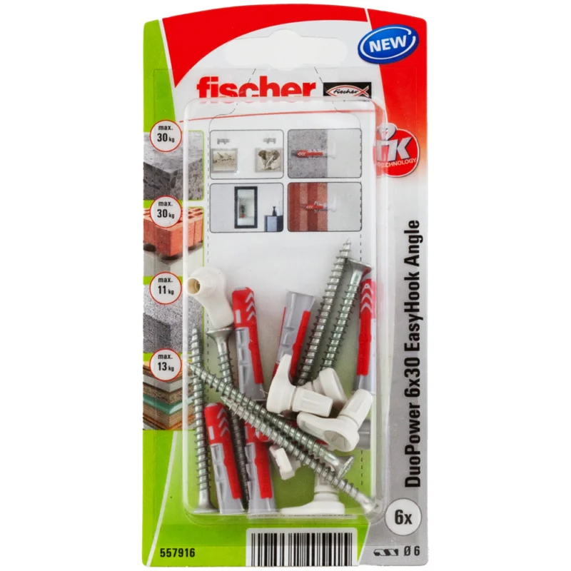 Vrácení Zdarma Fischer EasyHook skoba + DuoPower 6x30