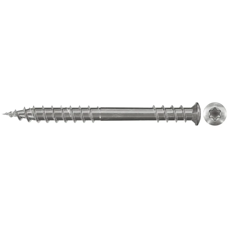 Nejlepší Volba Fischer Power-Fast vrut pro terasy 5.5 x 80 zápustná hlava A2 TX