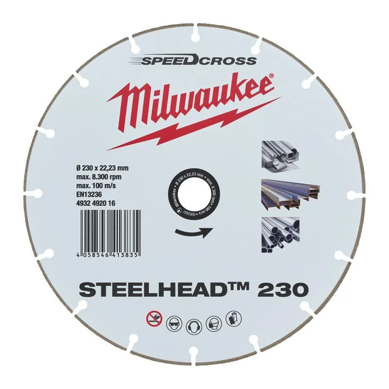 Vrácení Zdarma Milwaukee Diamantový kotouč STEELHEAD 230mm - 1ks