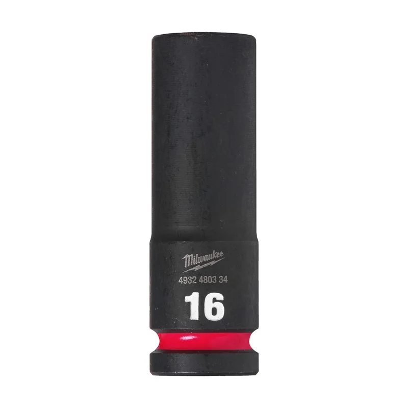 Milwaukee Průmyslové hlavice Shockwave 1/2" HEX 16mm prodloužené Oblíbený