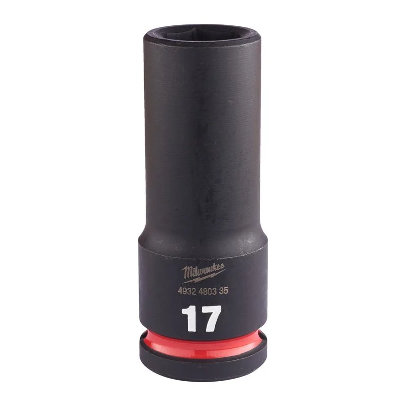 Autentický Milwaukee Průmyslové hlavice Shockwave 1/2" HEX 17mm prodloužené