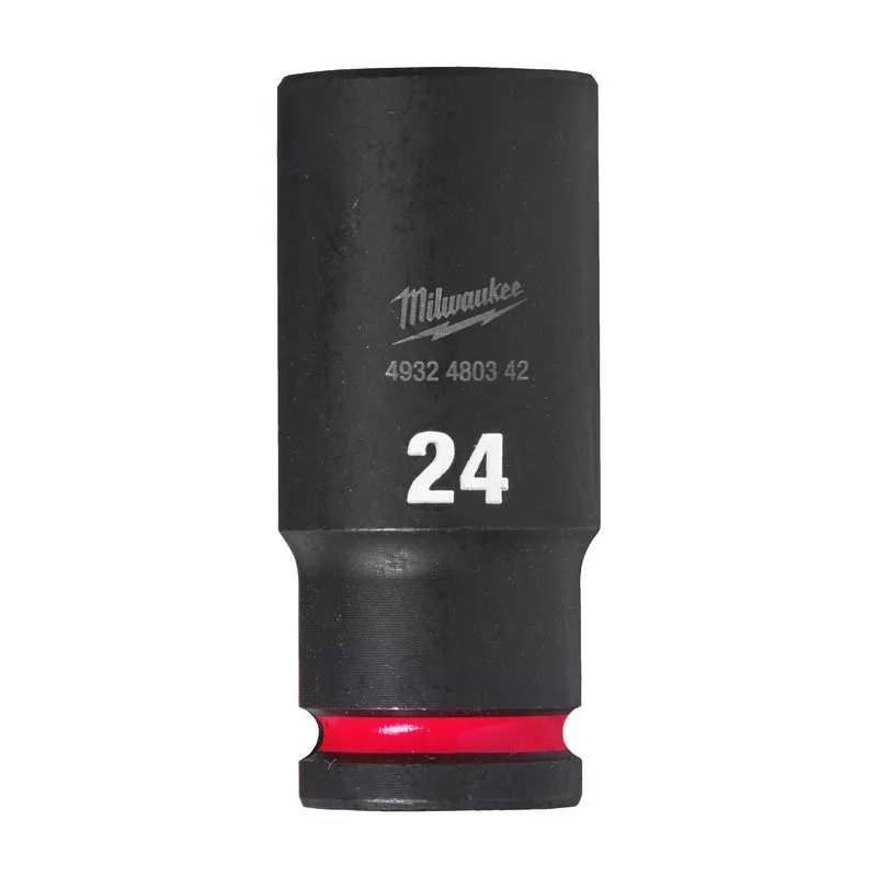 Milwaukee Průmyslové hlavice Shockwave 1/2" HEX 24mm prodloužené Bezpečná Platba