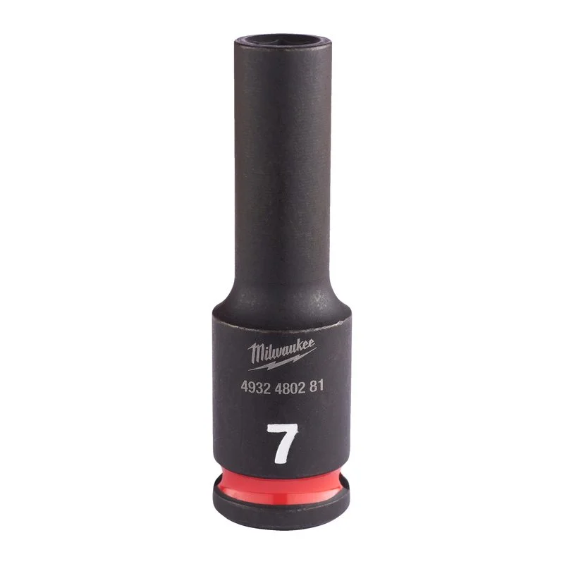 Značkový Milwaukee Průmyslové hlavice Shockwave 3/8" HEX 7mm dlouhé