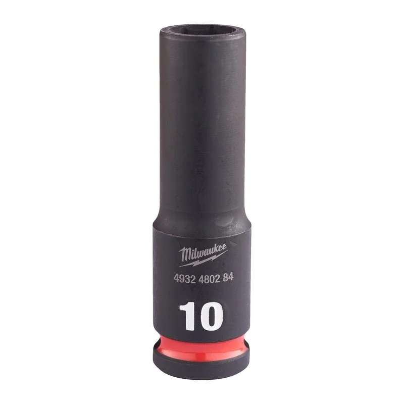 Milwaukee Průmyslové hlavice Shockwave 3/8" HEX 10mm dlouhé Nová Kolekce