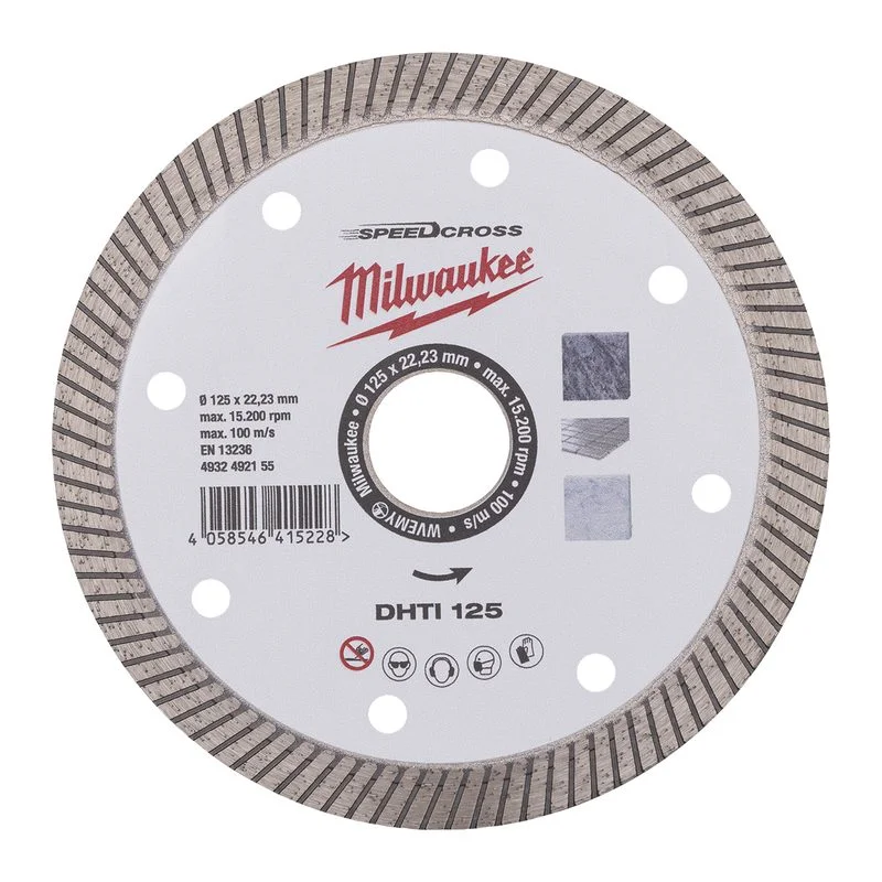 Milwaukee Diamantový kotouč celoobvodový DHTI 125mm Rychlé Dodání